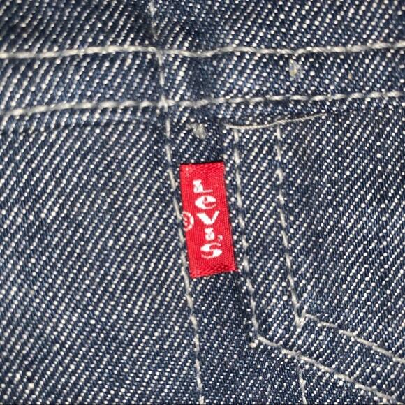 Levi's Girl’s Dark Wash Denim Trucker Jean Jacket Size Girls Medium Vintage - Picture 4 of 10